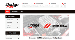 Desktop Screenshot of dodgeparts.com